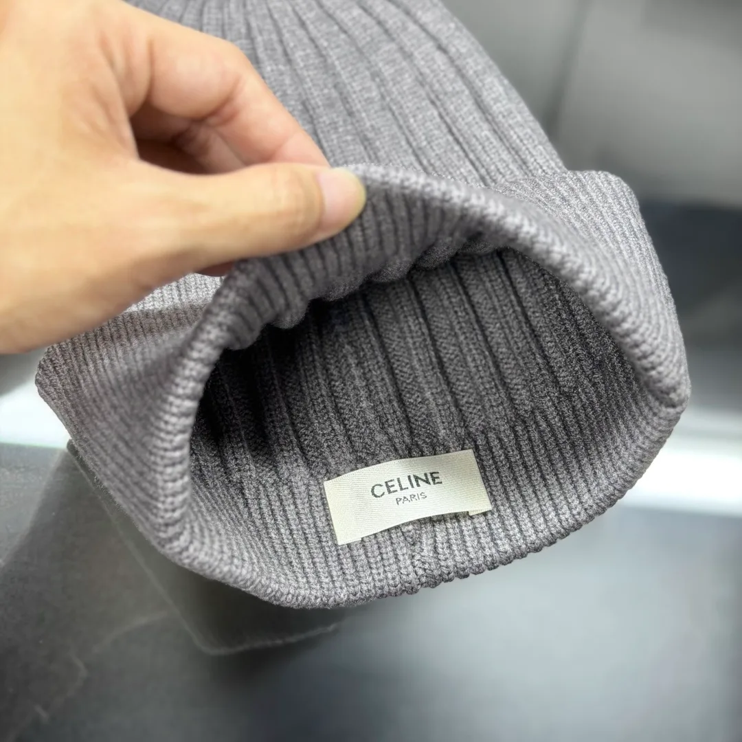 Celine Beanie in Grey · view 7