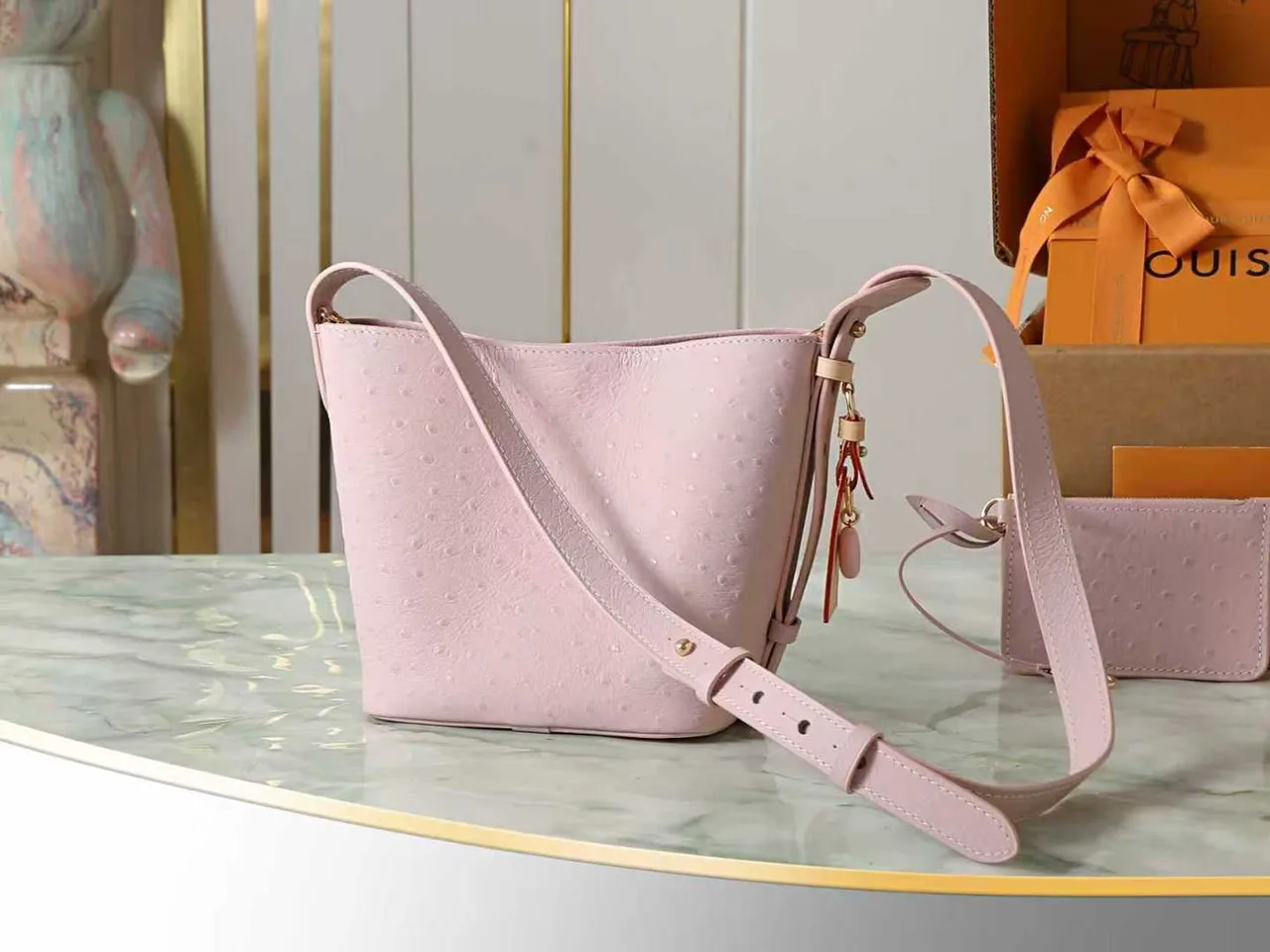 Louis Vuitton Canvas Quilted All In BB Bag in Pink · view 3