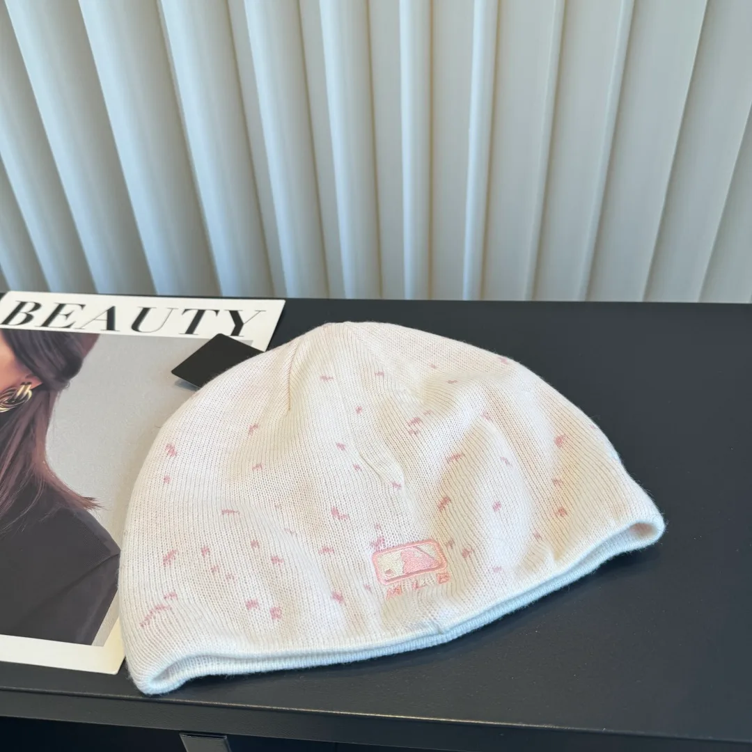 MLB NY Knit Beanie in White · view 6