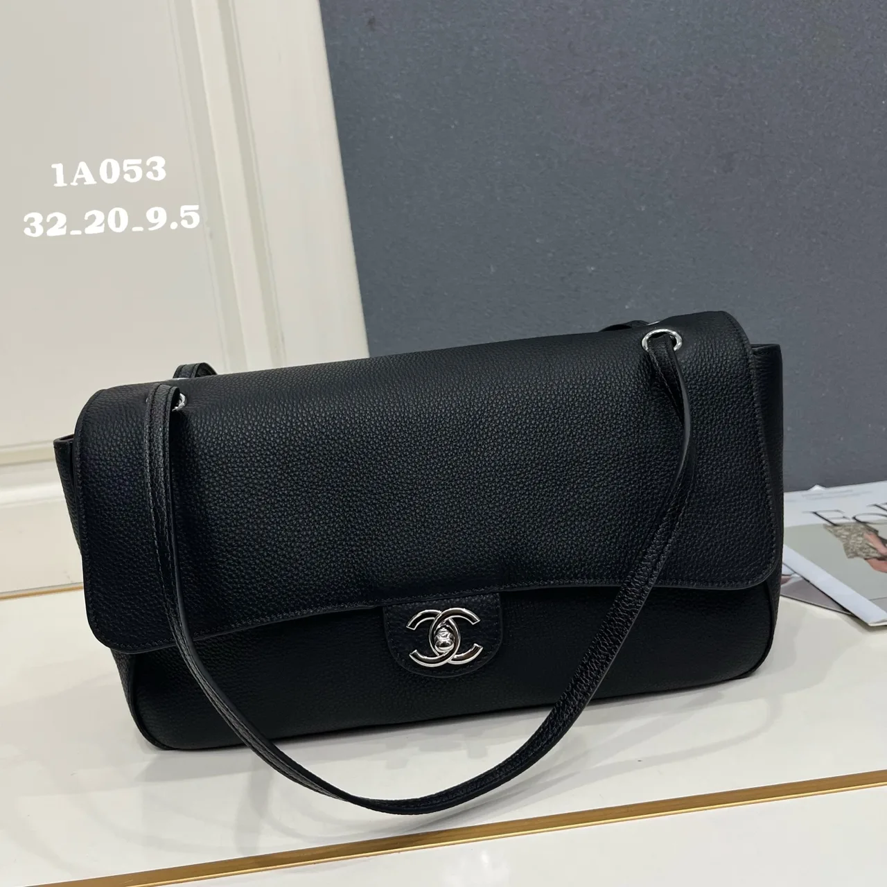 Chanel Quilted Handbag in Black · view 1