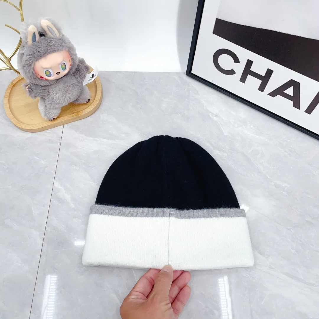 Chanel Striped Beanie in Black · view 7