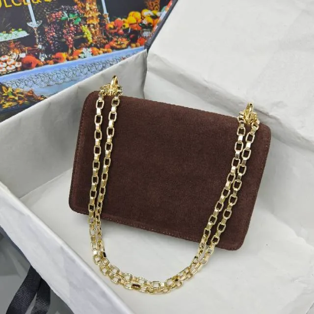 Dolce & Gabbana Cowhide Clutch in Brown · view 2