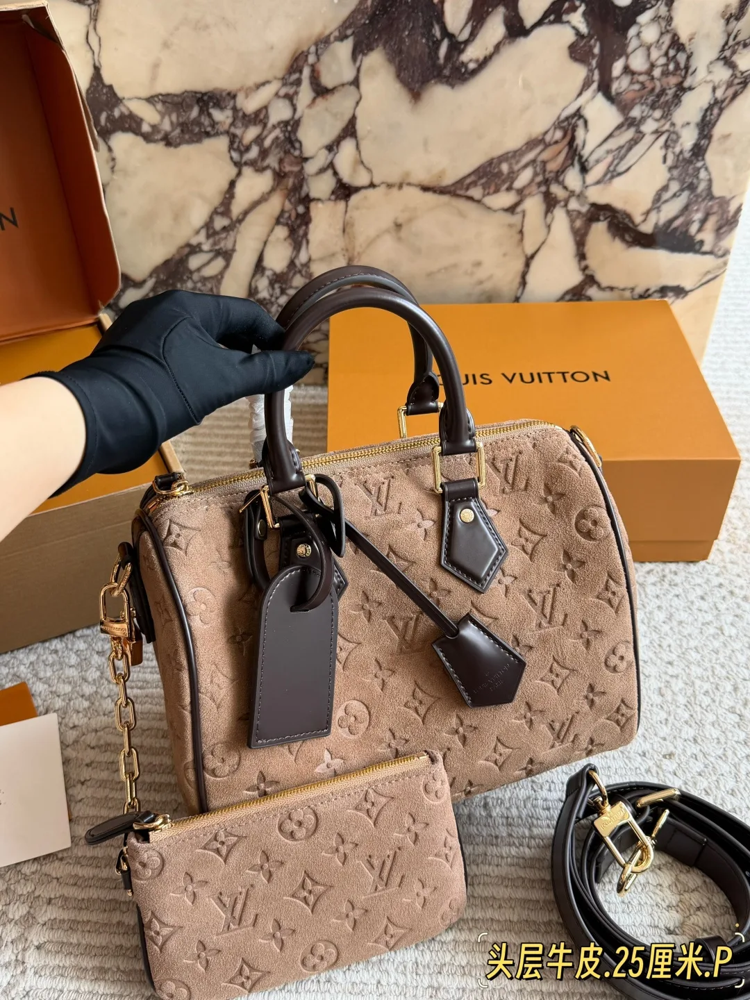 Louis Vuitton Monogram Pillow Crossbody Bag in Tan · view 1