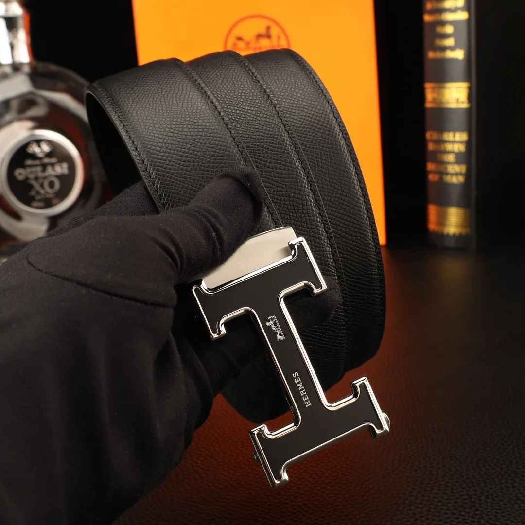 Hermes Automatic Belt in Black · view 5