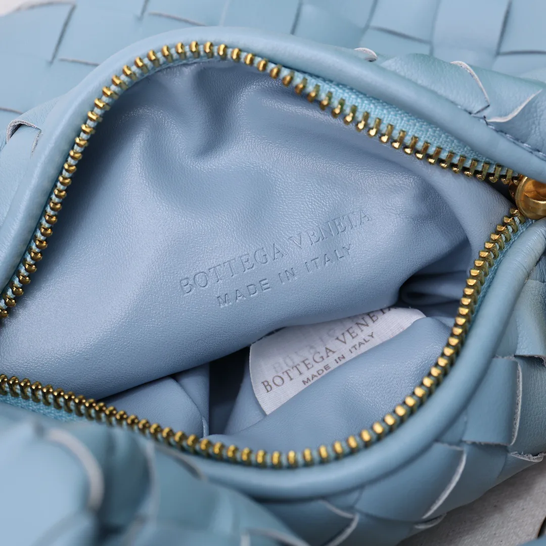Bottega Veneta Woven Hobo Bag in Blue · view 8