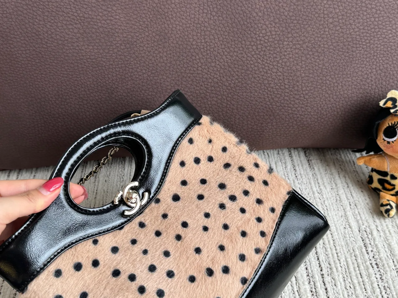Chanel Top-Handle Bag in Black · view 6
