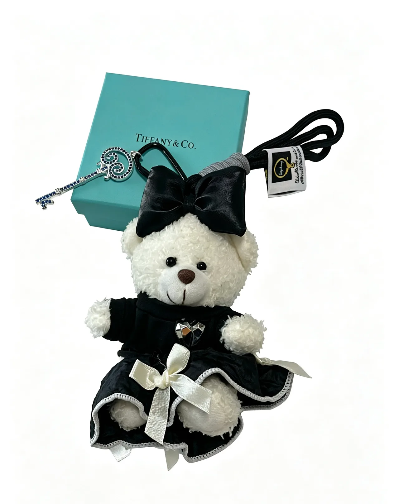 Tiffany & Co. Cat Keychain in White · view 8