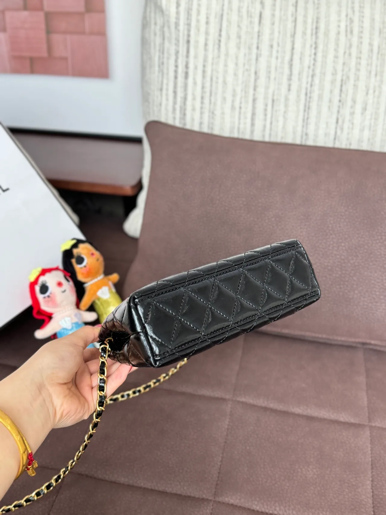 Chanel Top-Handle Bag in Black · view 6