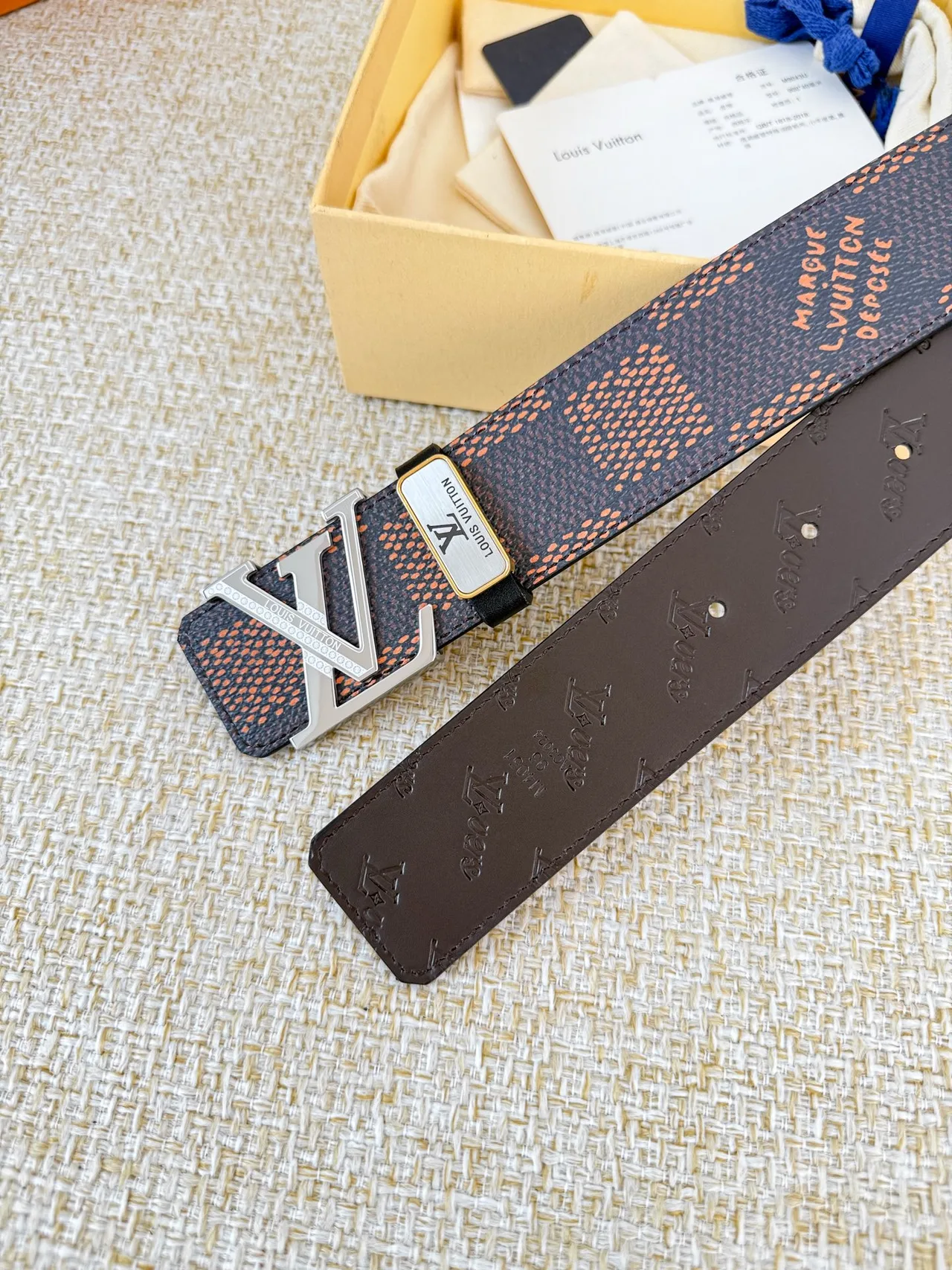 Louis Vuitton Reversible Belt in Brown · view 5