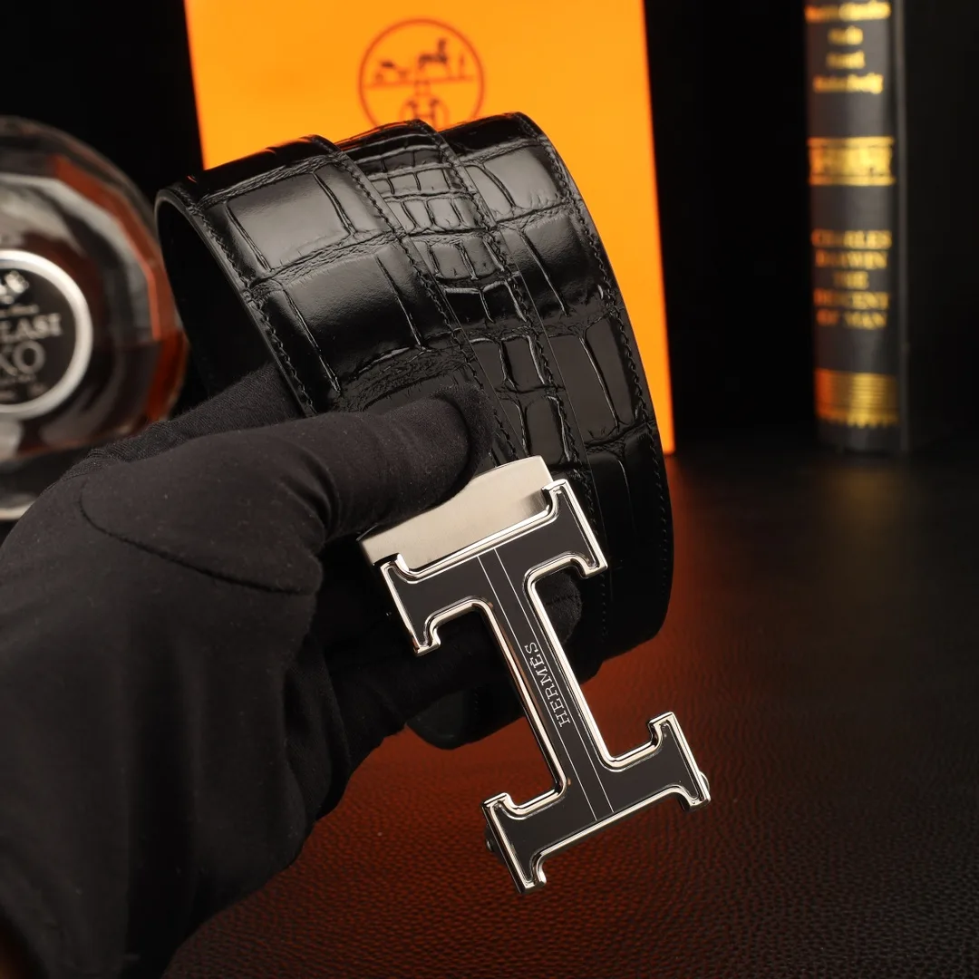 Hermes Automatic Belt in Black · view 5