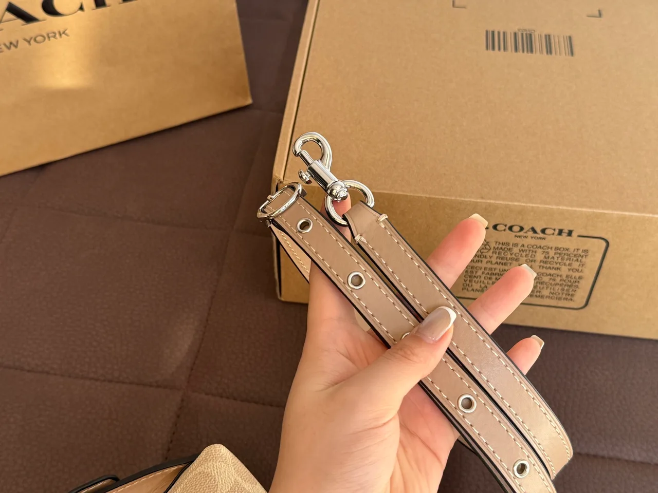 Coach Hobo Bag in Beige · view 7