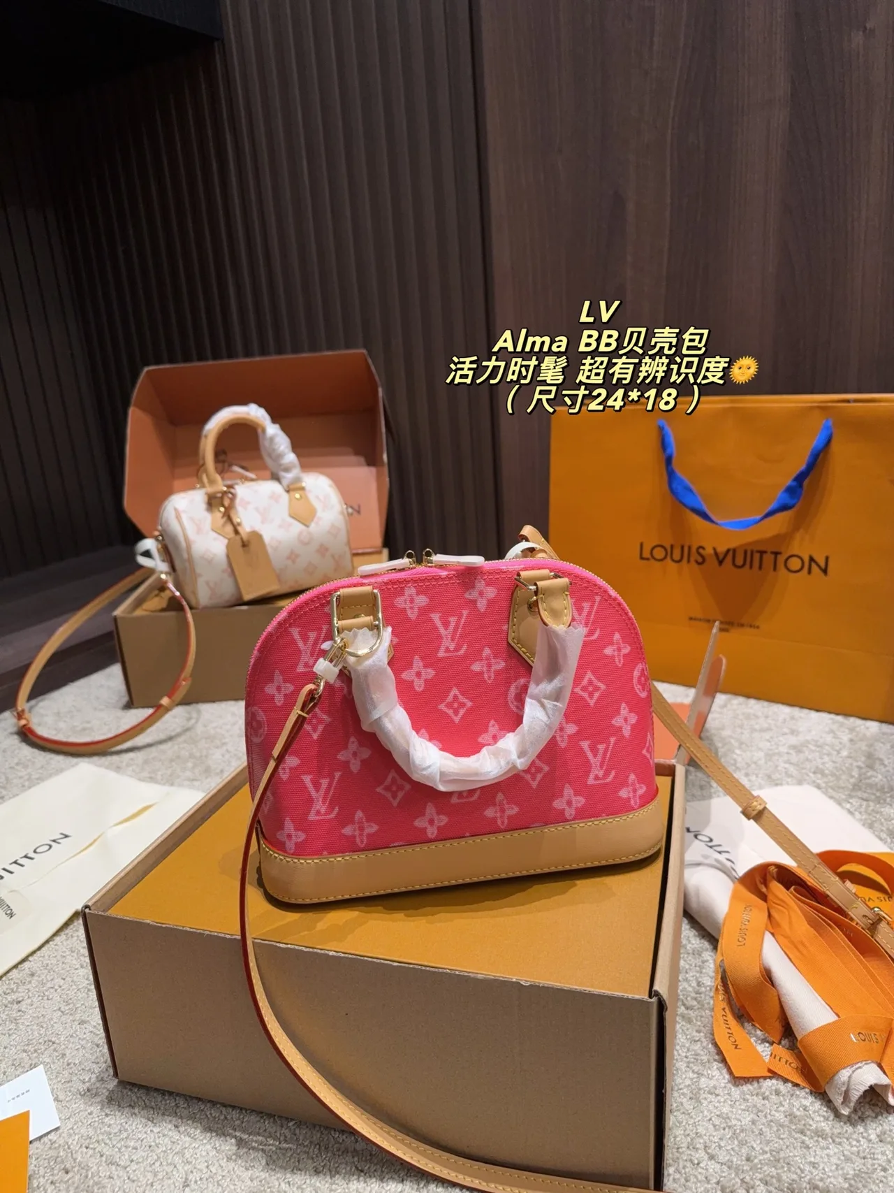 Louis Vuitton Top-Handle Bag in Pink · view 4