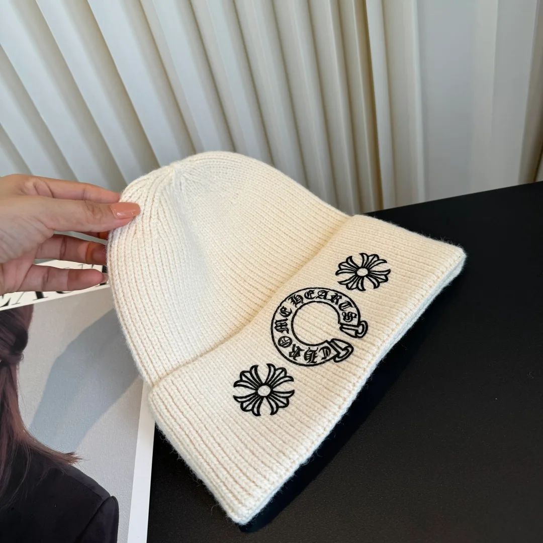 Chrome Hearts Beanie in White · view 5