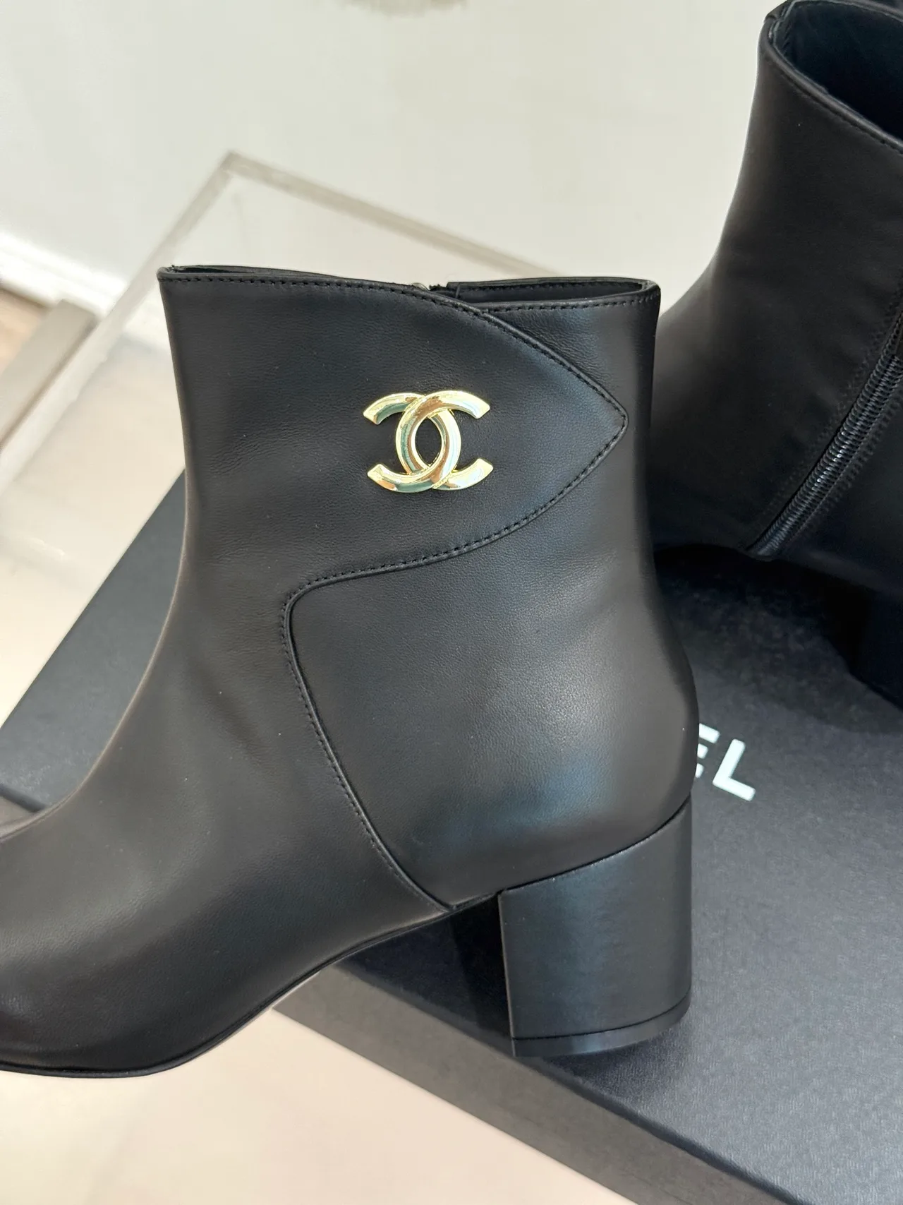 Chanel Ankle Boots in Black · view 6