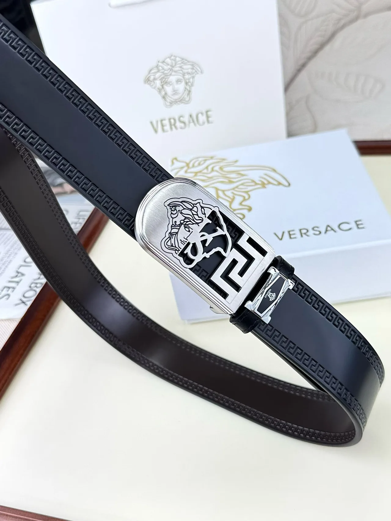 Versace Belt in Black · view 8