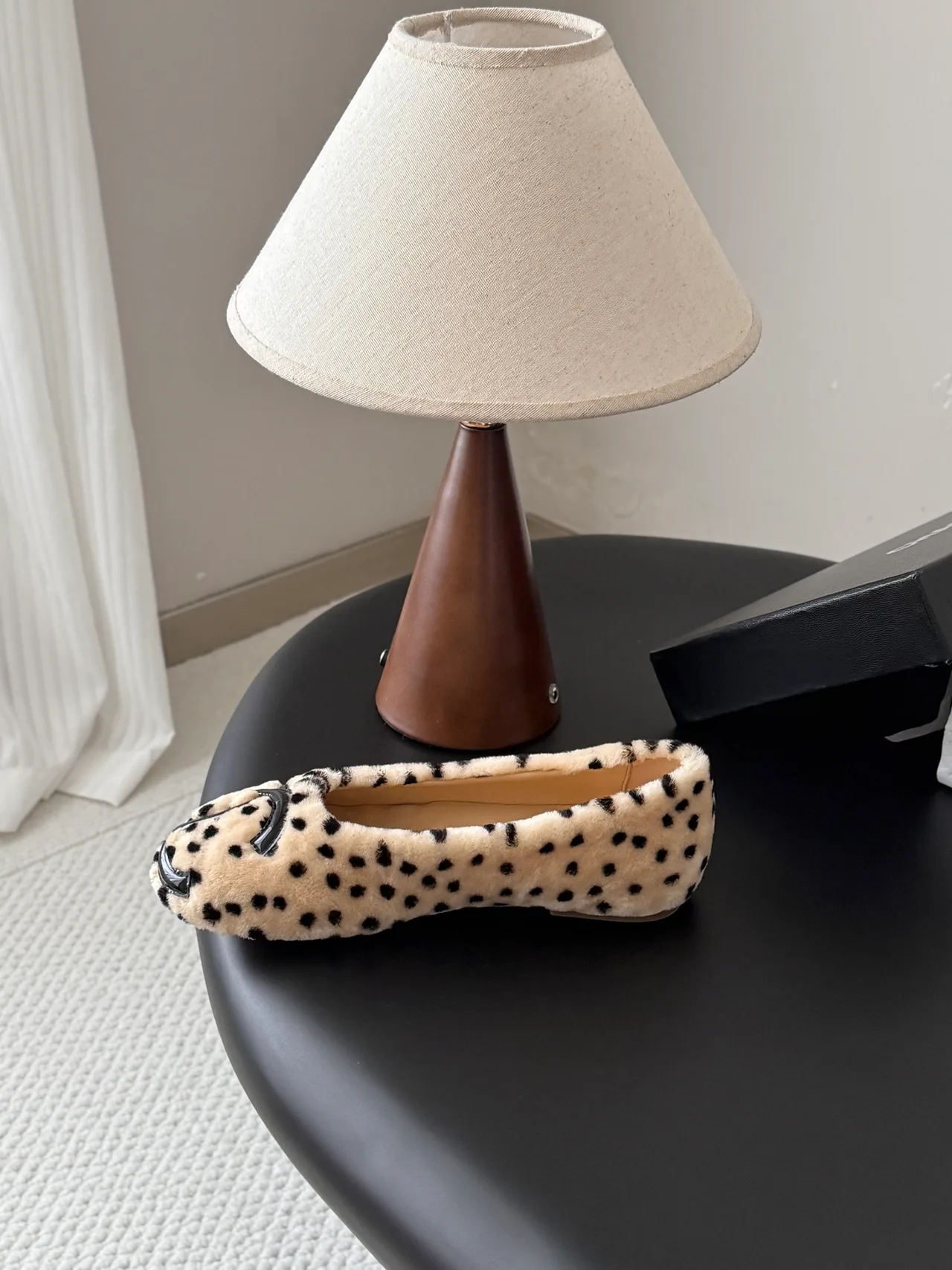 Chanel Wool Flats in Cream · view 6