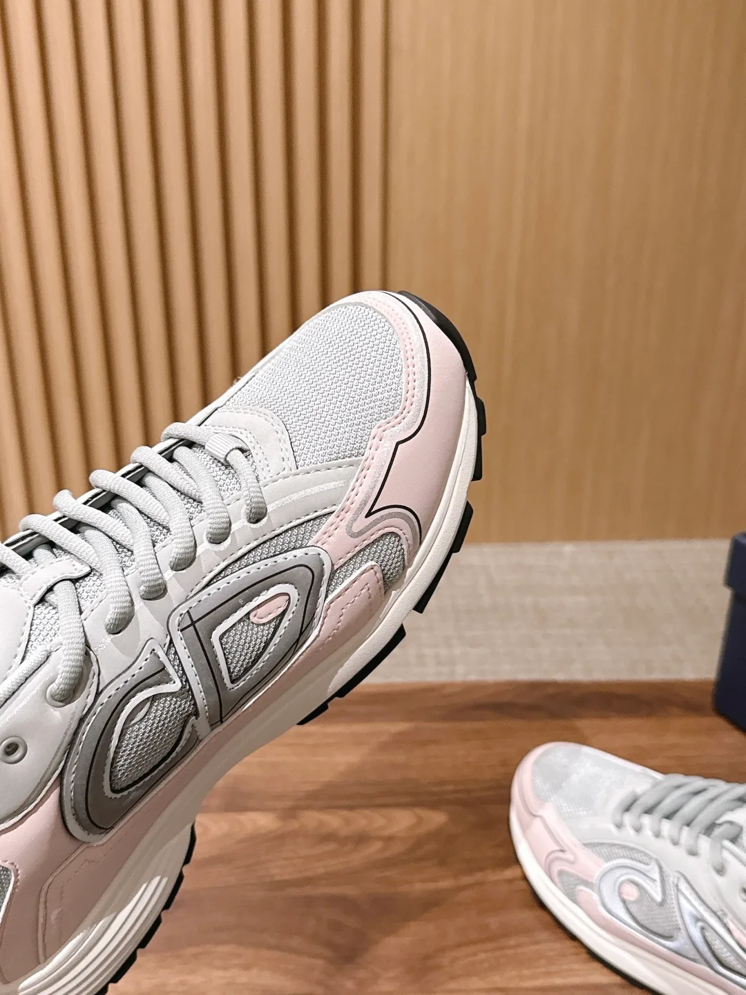 Dior Panelled Sneakers in White · view 6
