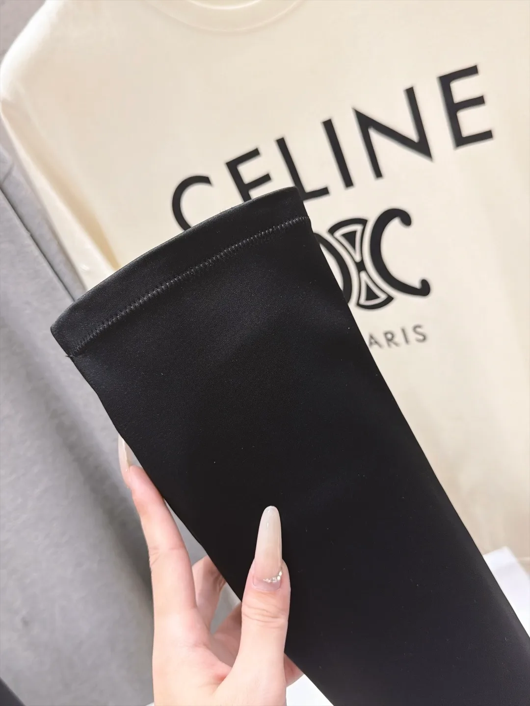 Matte Round-Toe Minimal Knee-High Boots in Black · view 7