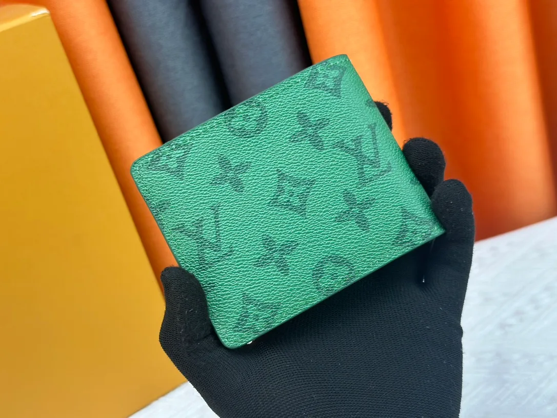 Louis Vuitton Canvas Wallet in Green · view 2
