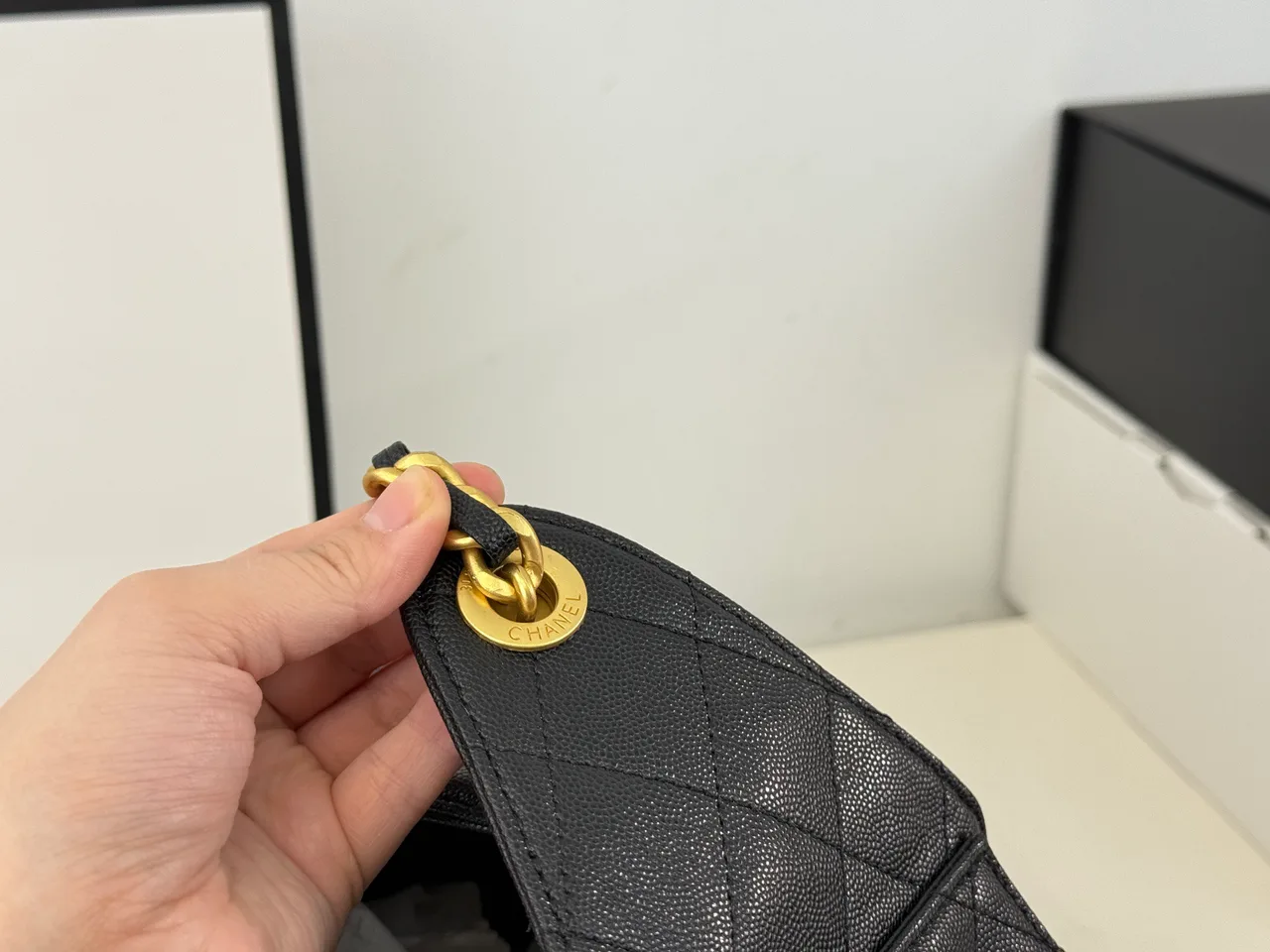 Chanel Bucket Bag in Black · view 8