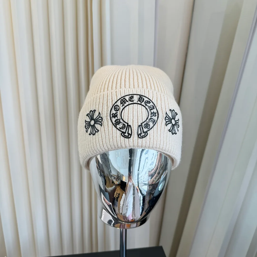 Chrome Hearts Beanie in White · view 3