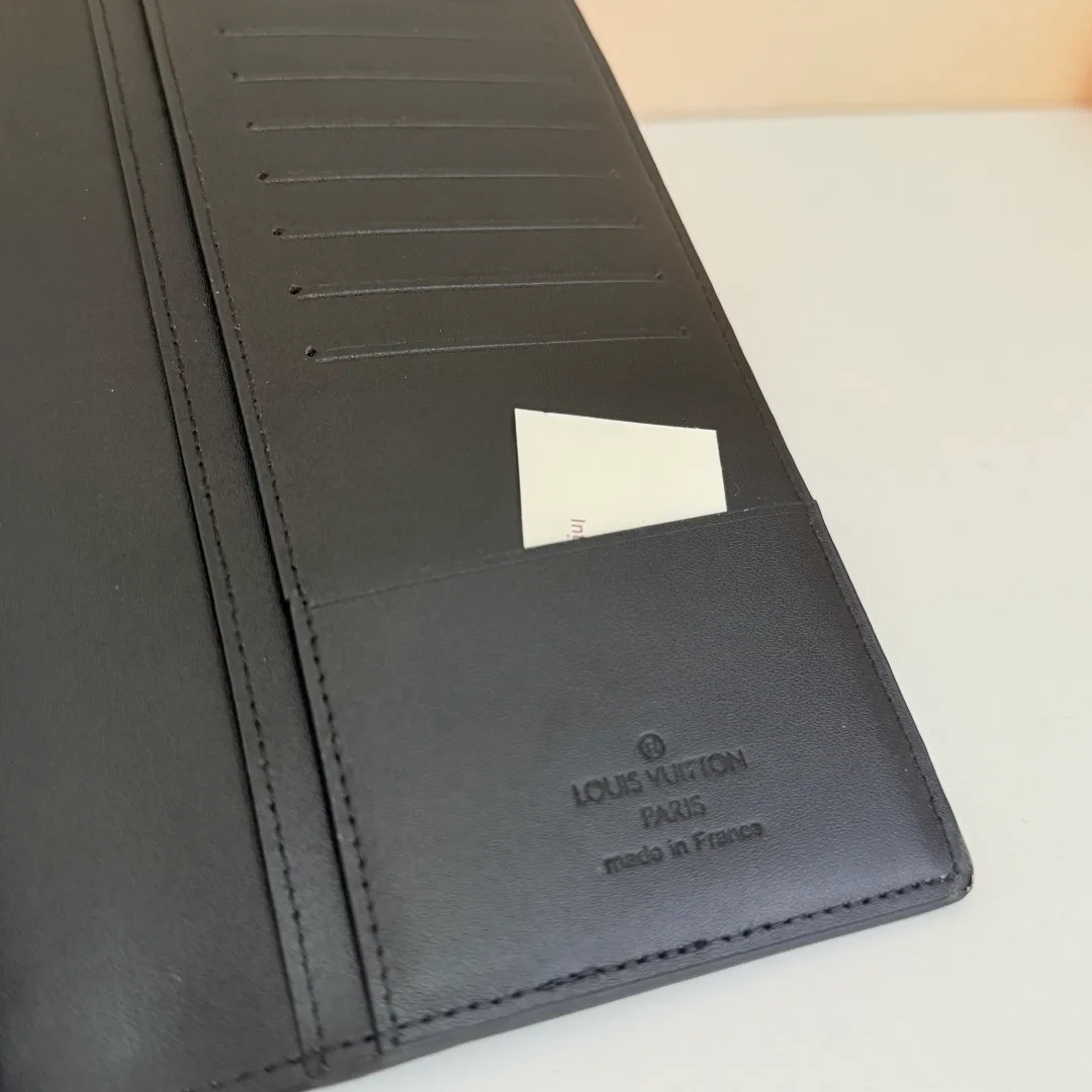 Louis Vuitton Long Wallet in Brown & Grey & Black · view 8