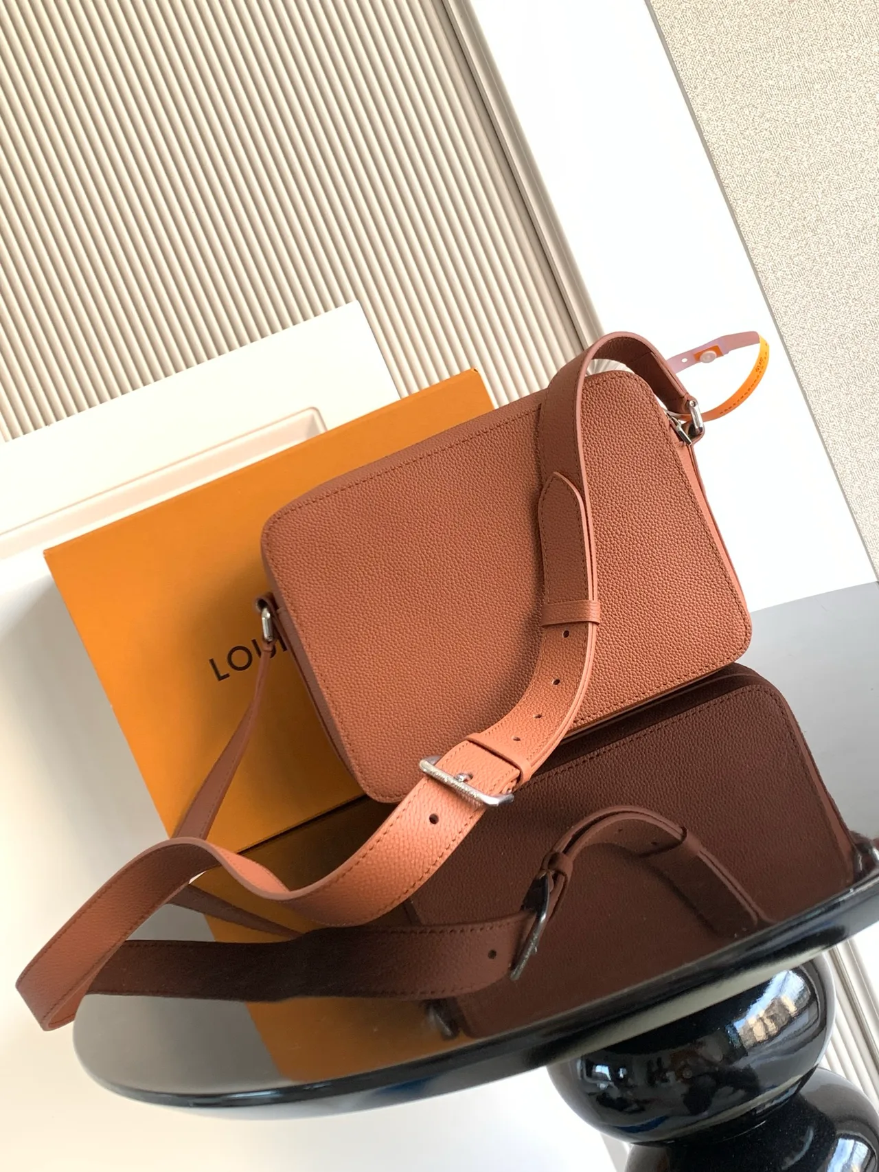 Louis Vuitton Cowhide Messenger Bag in Brown · view 3