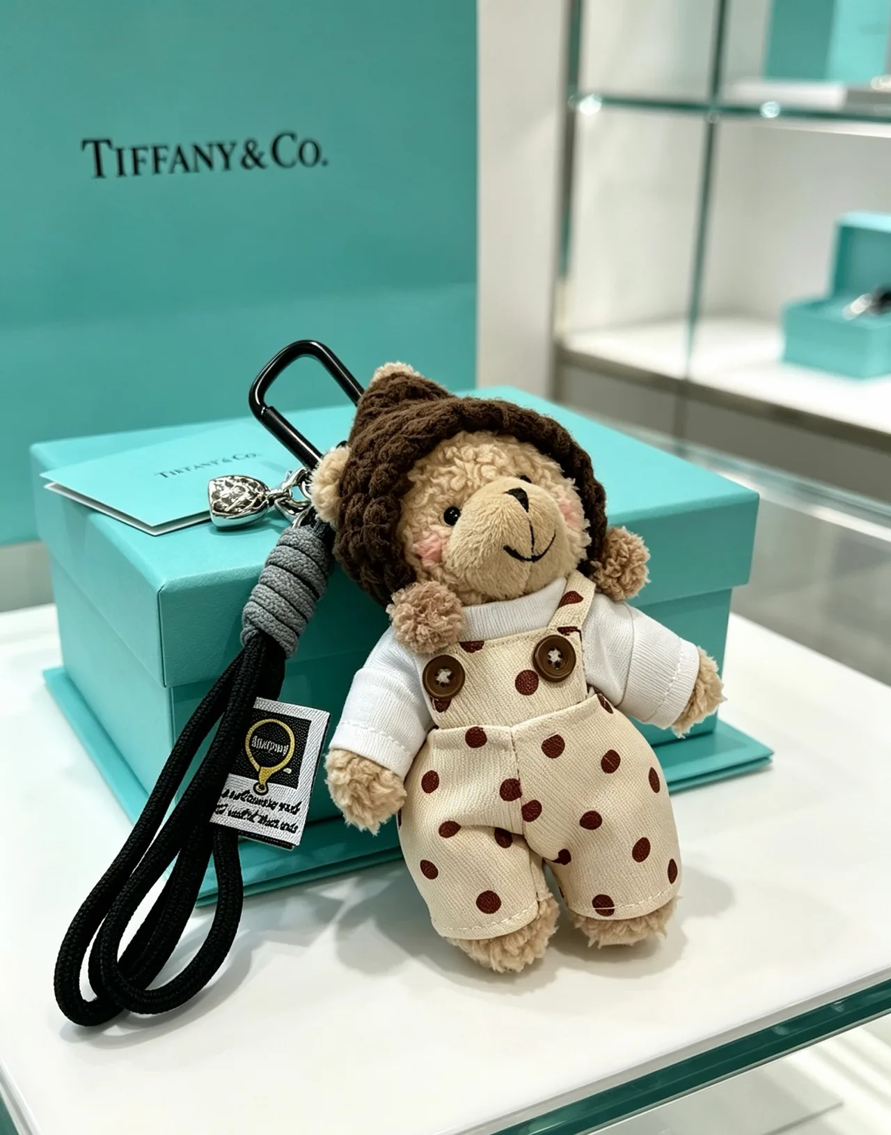 Tiffany & Co. Bear Keychain in Beige · view 8