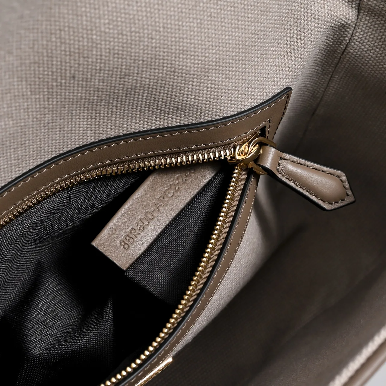 Fendi Baguette FF-Embroidered Canvas Shoulder Bag in Beige · view 7