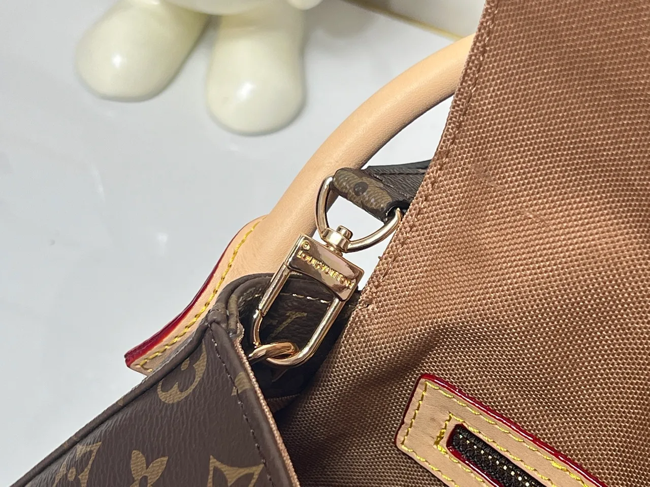 Louis Vuitton Monogram Hobo Bag in Brown · view 7