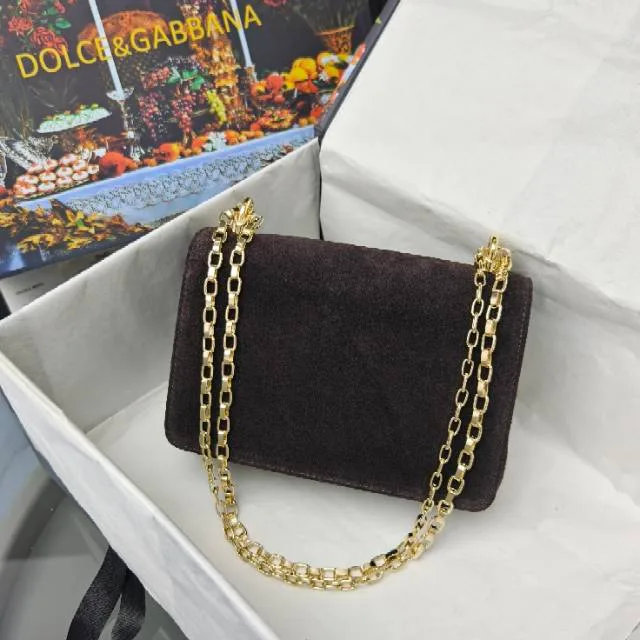 Dolce & Gabbana Cowhide Shoulder Bag in Brown · view 2