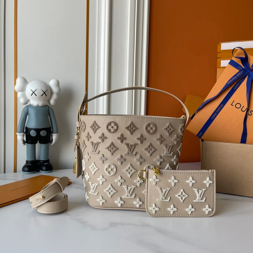Louis Vuitton Cowhide All In BB Bag in Grey · view 6