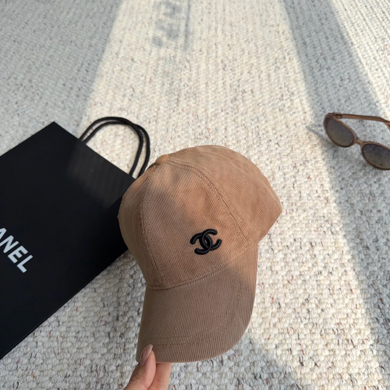 Chanel Baseball Cap in Tan · view 4