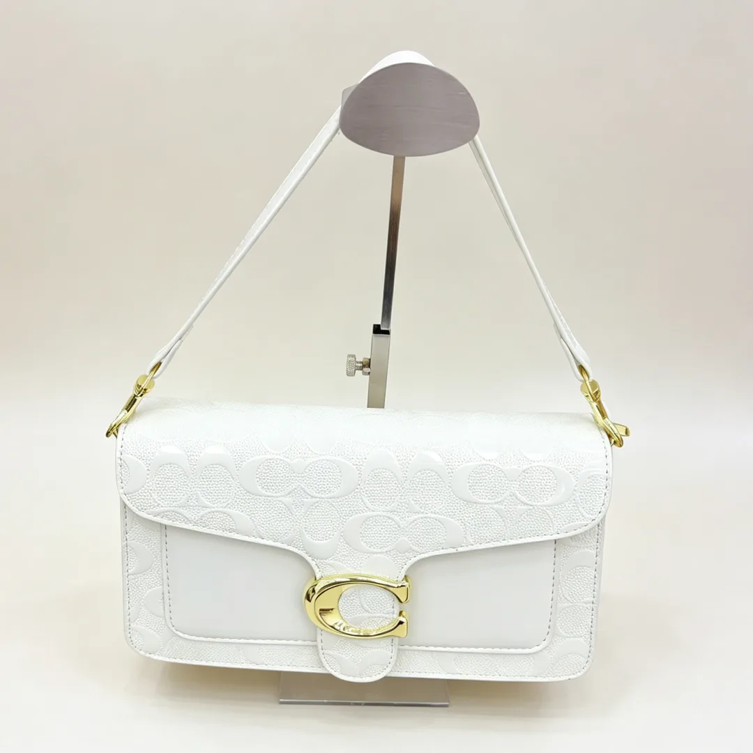 Coach H709 Flap Bag in Green & Red & White & Brown & Black & Beige · view 3