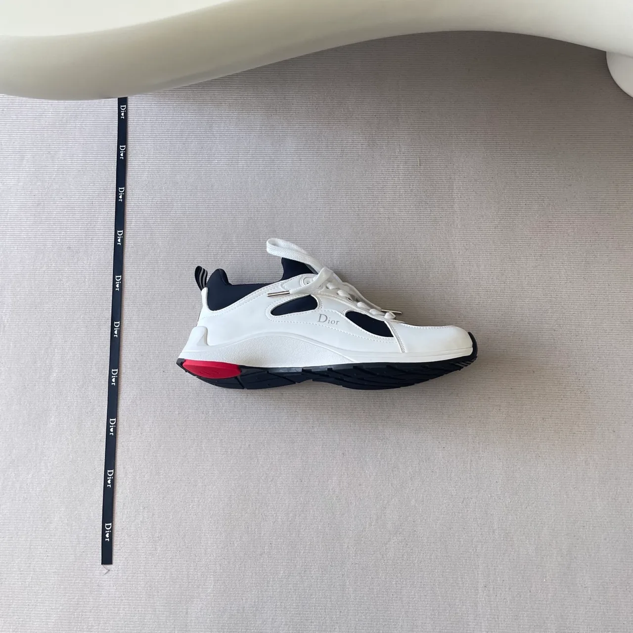 Dior Calfskin Sneakers in White · view 5