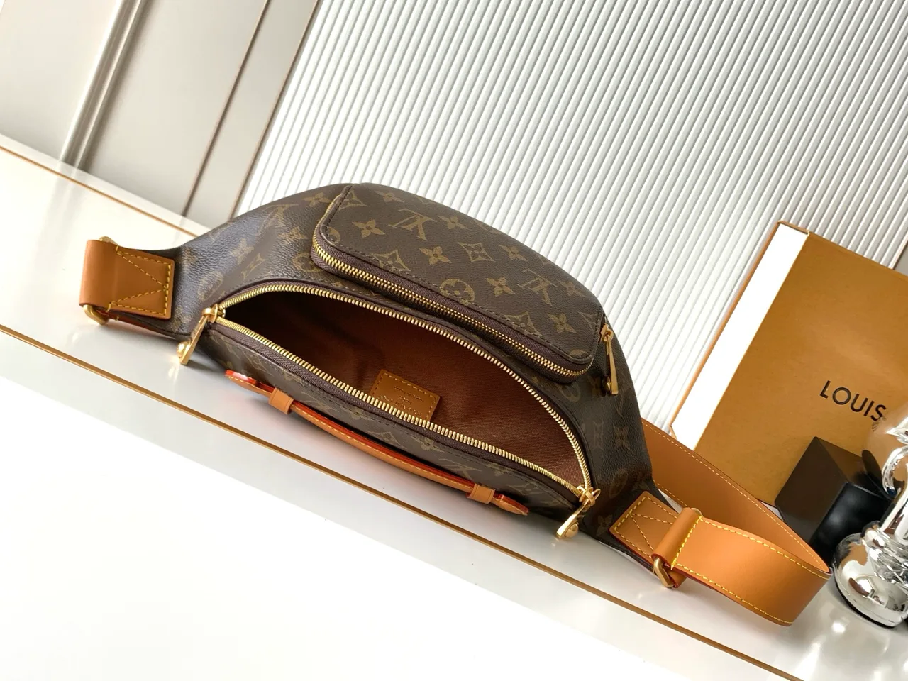 Louis Vuitton Monogram Belt Bag in Brown · view 8