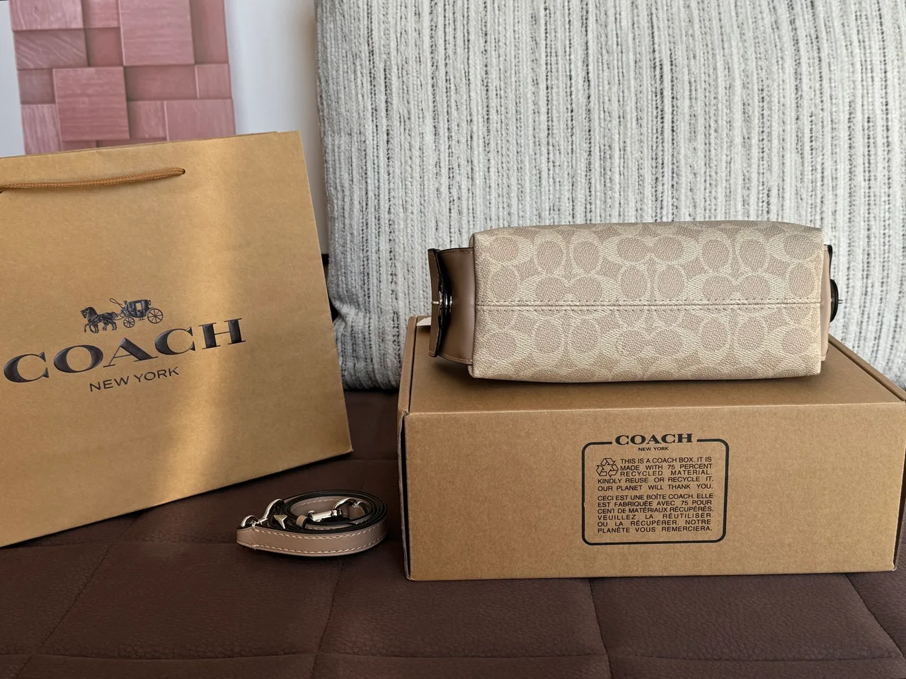 Coach Hobo Bag in Beige · view 4