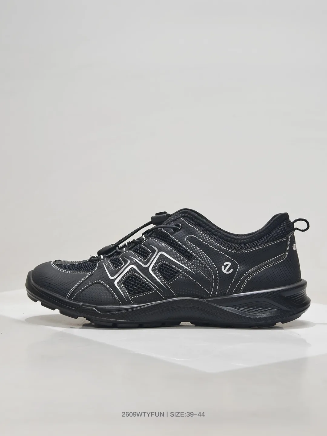 ECCO Lace-Up Sneakers in Black · view 1