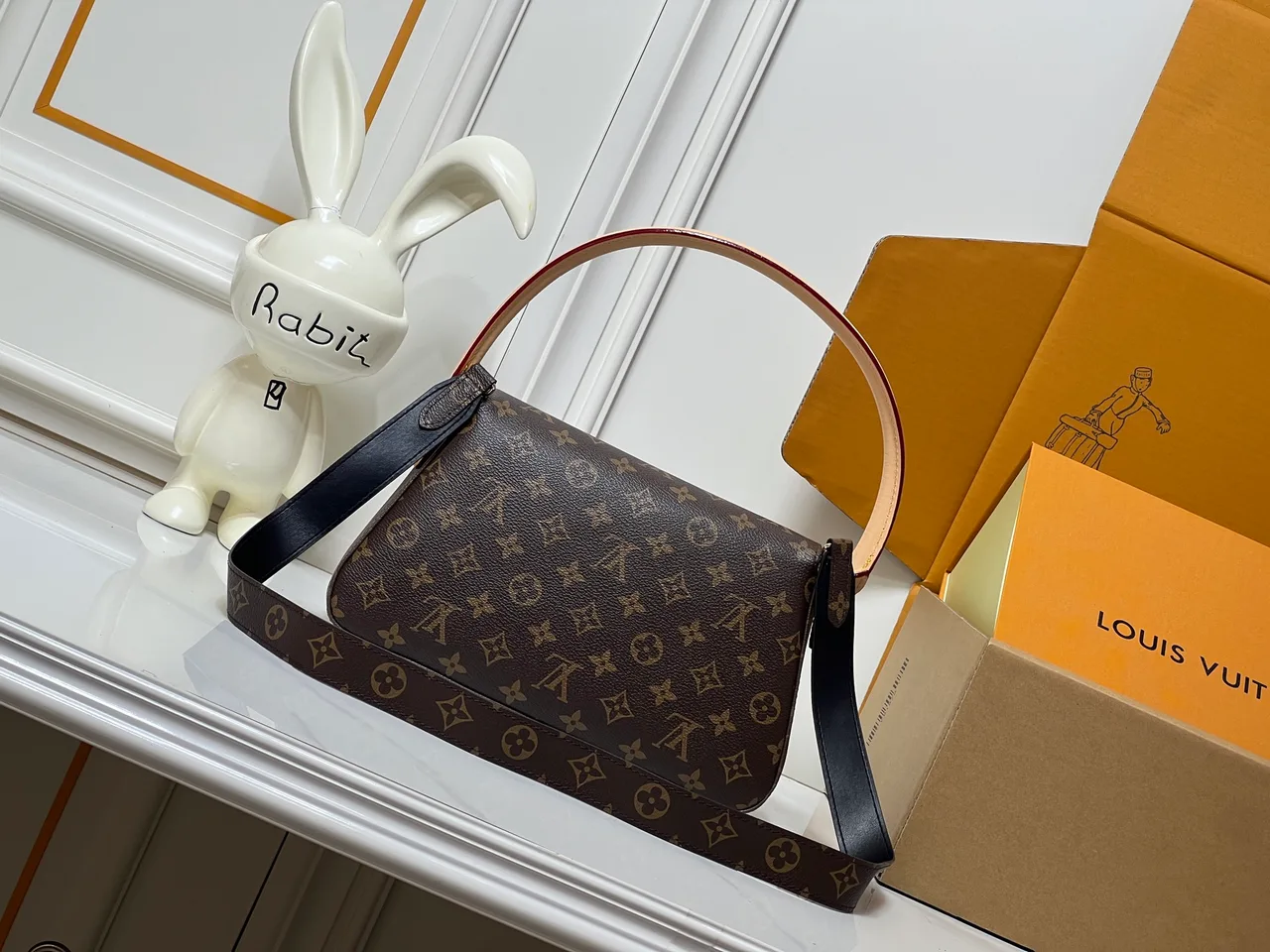 Louis Vuitton Monogram Hobo Bag in Brown · view 4