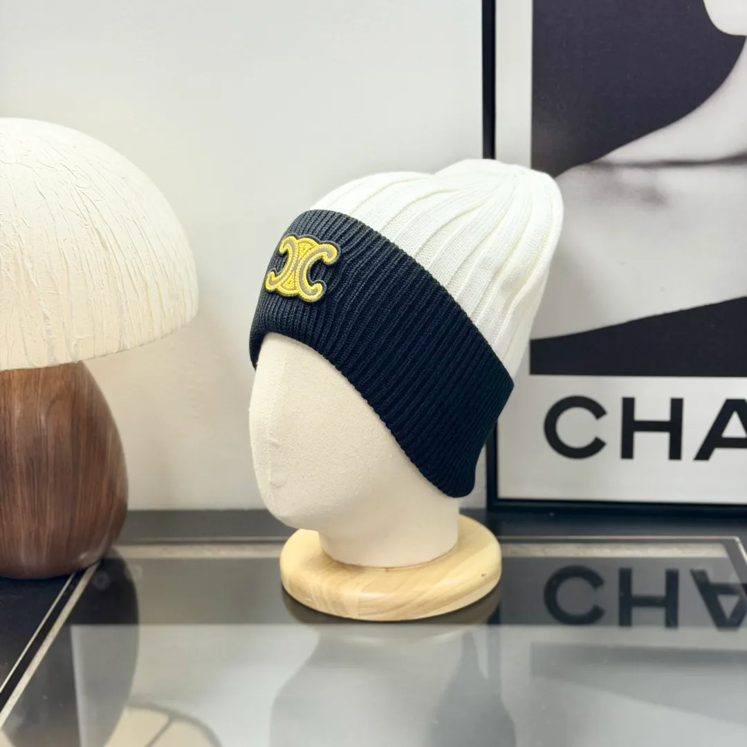 Celine Beanie in White · view 4