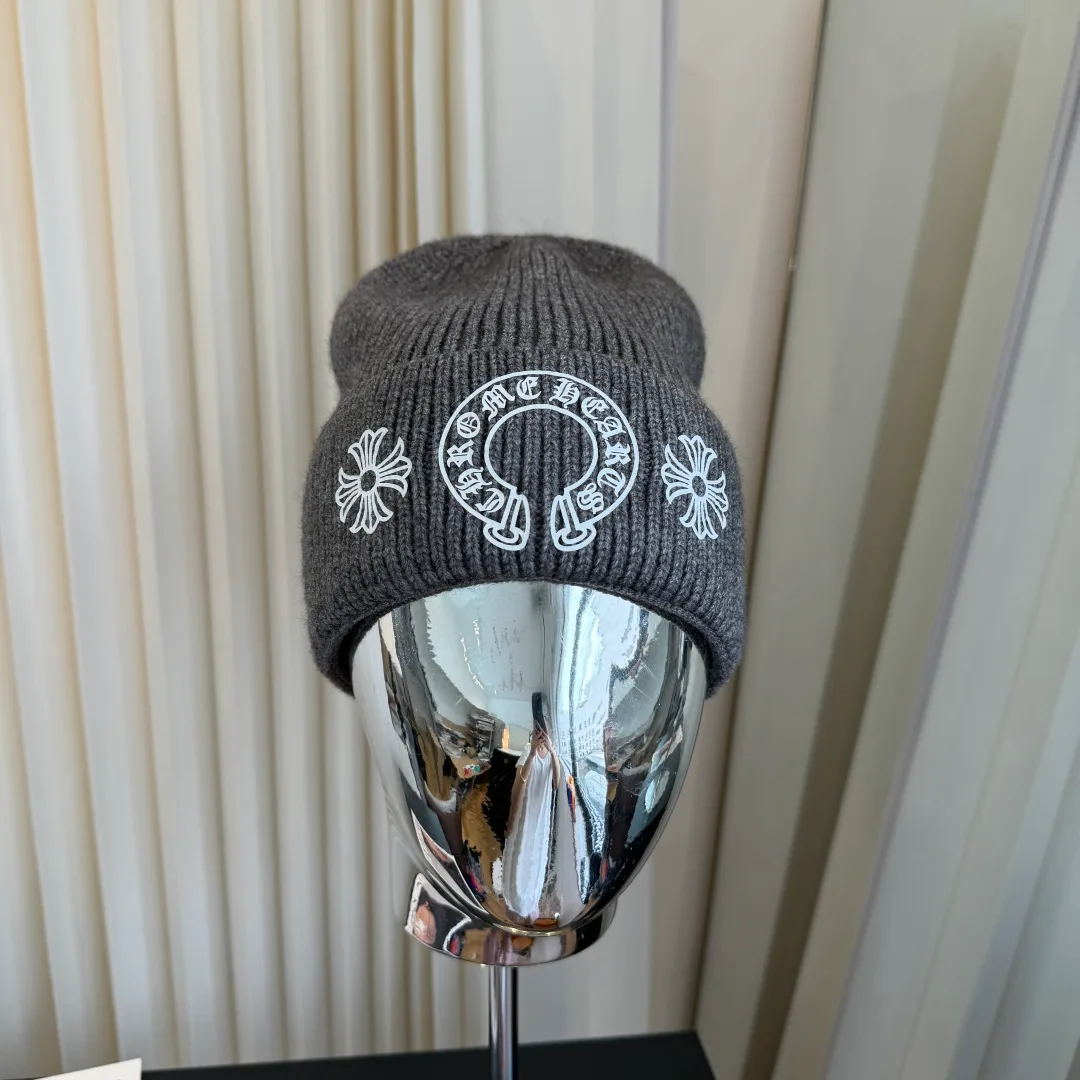 Chrome Hearts Beanie in Grey · view 3