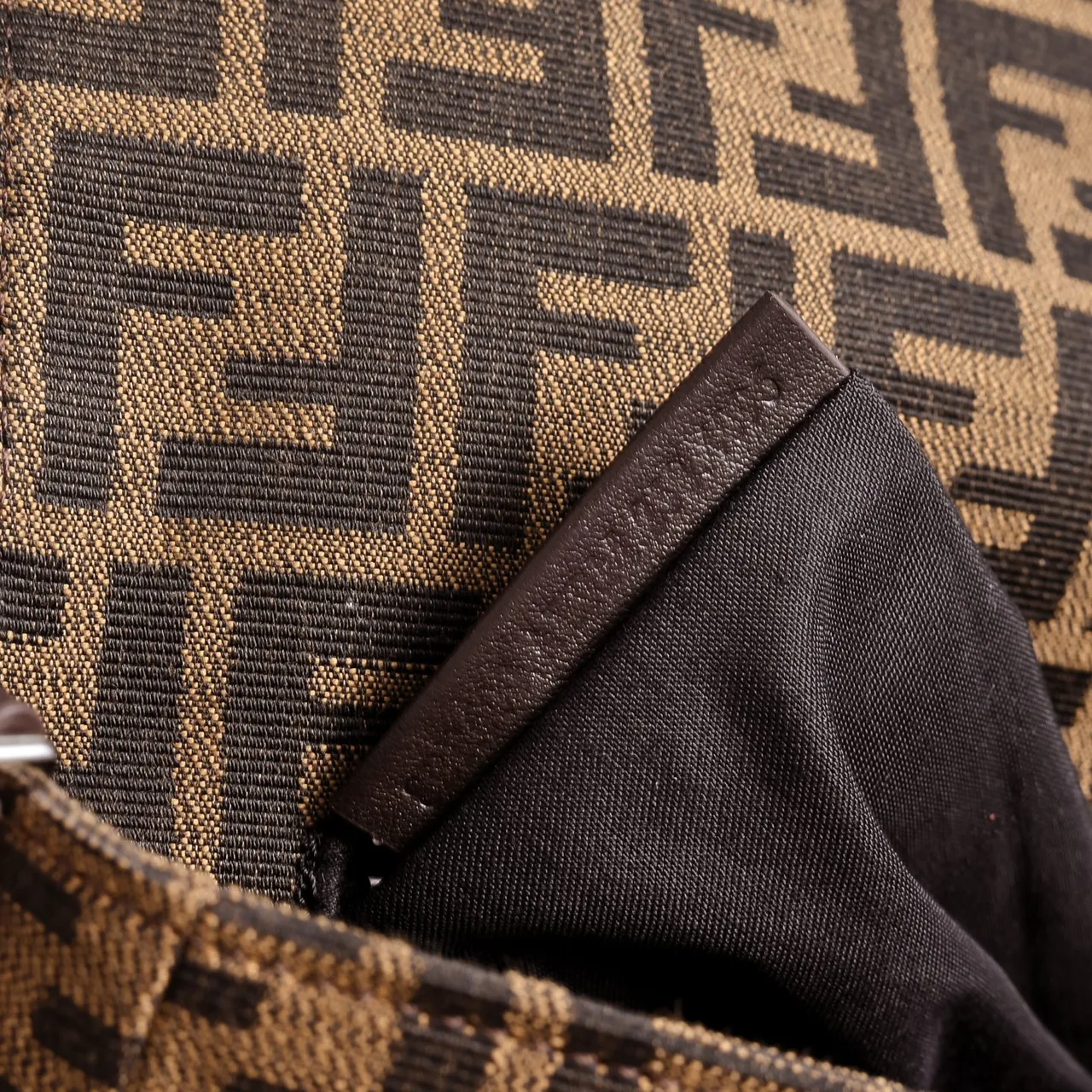 Fendi FF Monogram Baguette Bag in Brown · view 8