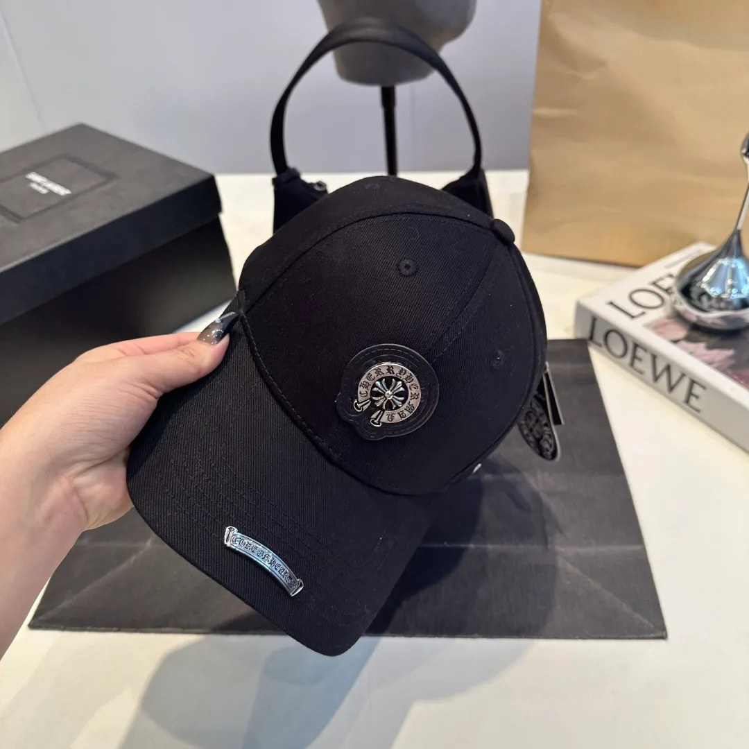 Chrome Hearts Crest Baseball Cap in Black / White / Grey / Beige / Blue / Green · view 6