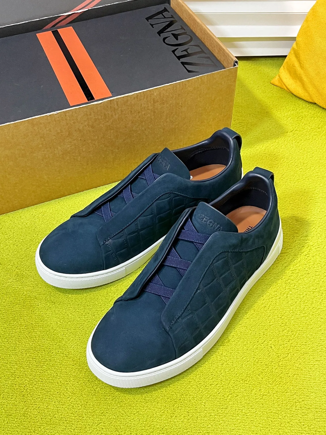 Zegna Sneakers in Blue · view 3