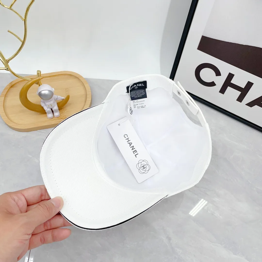 Chanel Baseball Cap in White · view 8