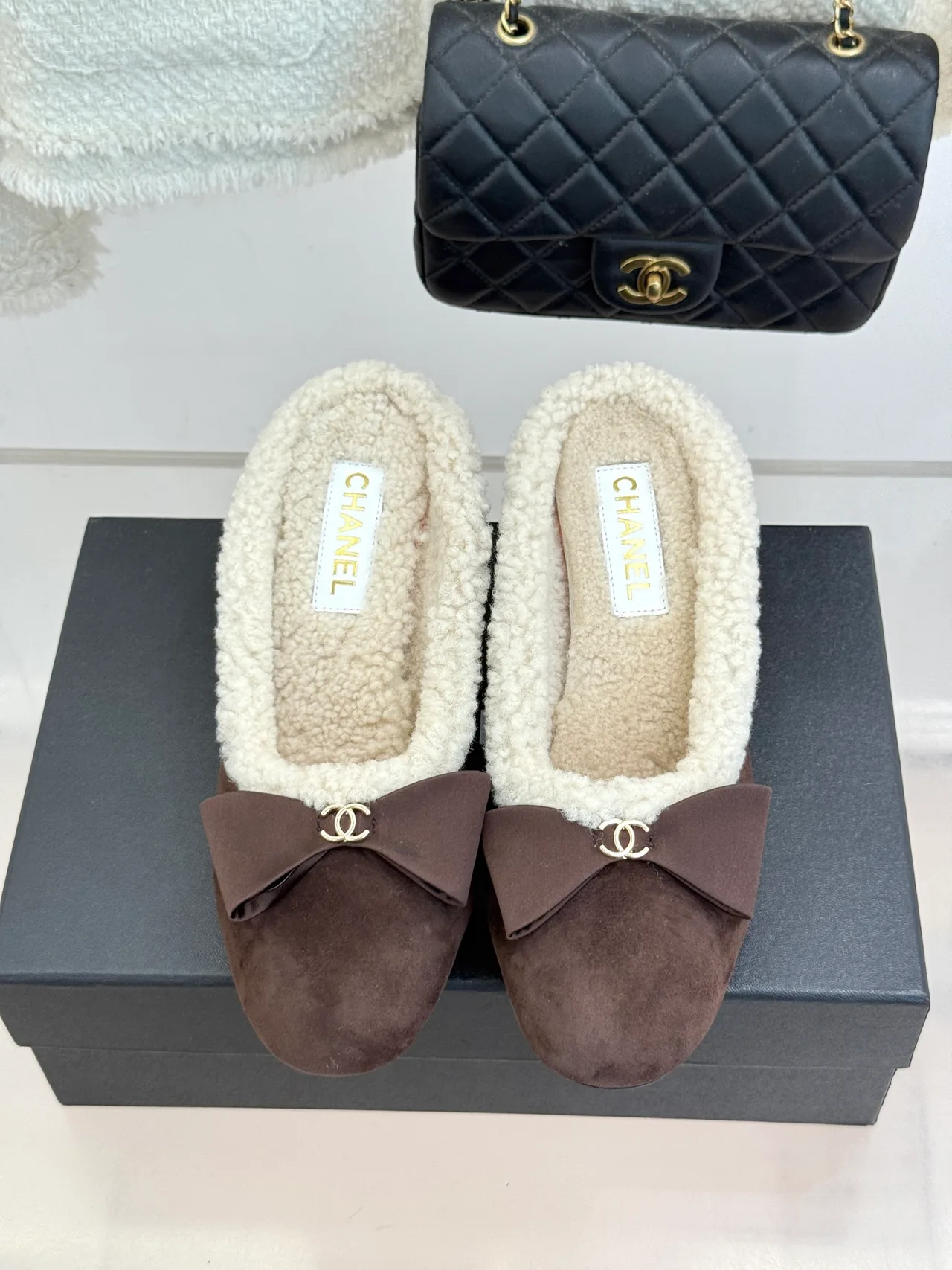 Chanel Slippers in Brown · view 4