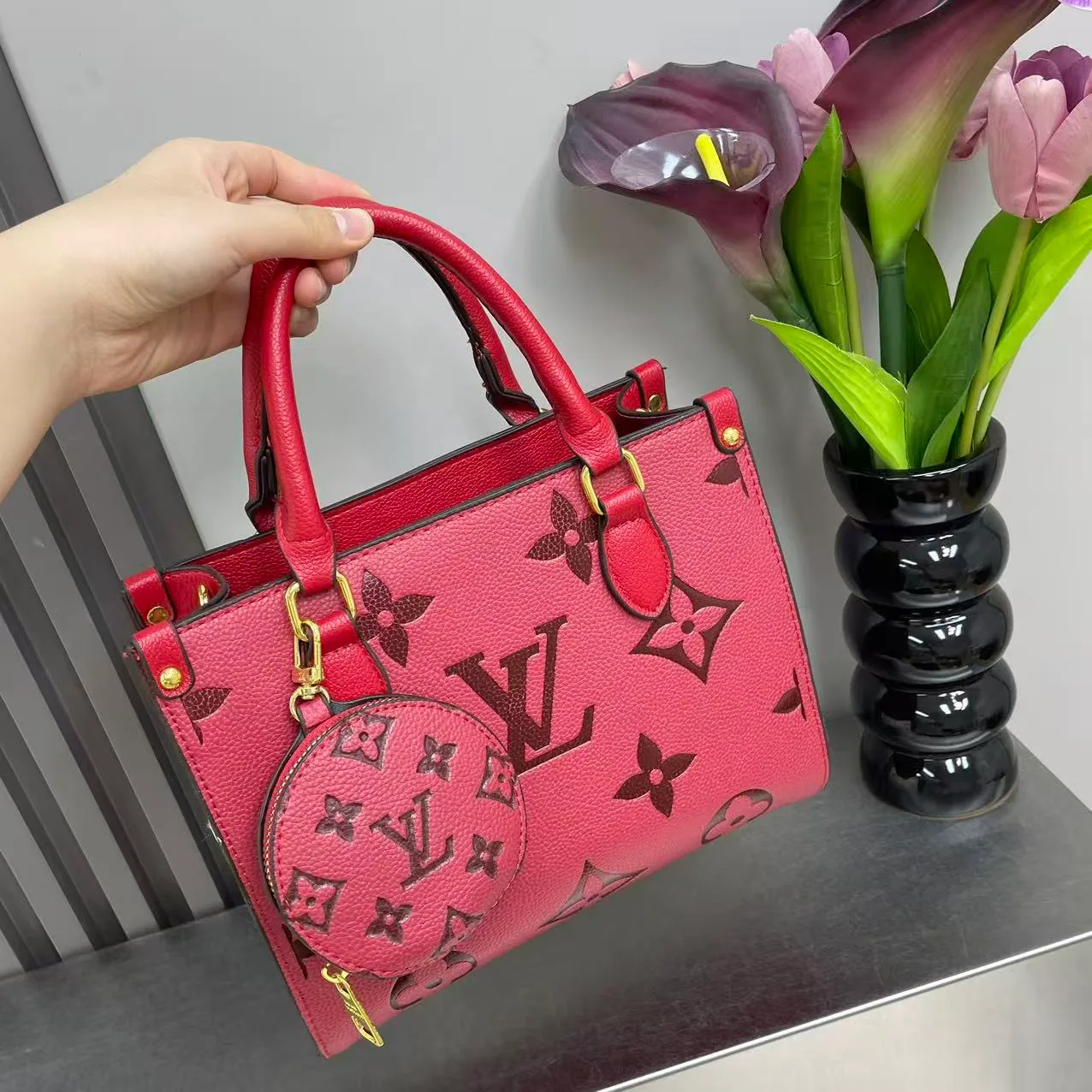Louis Vuitton Giant monogram tote in Black & Pink & Beige & Blue & Cream & Brown & Red · view 7