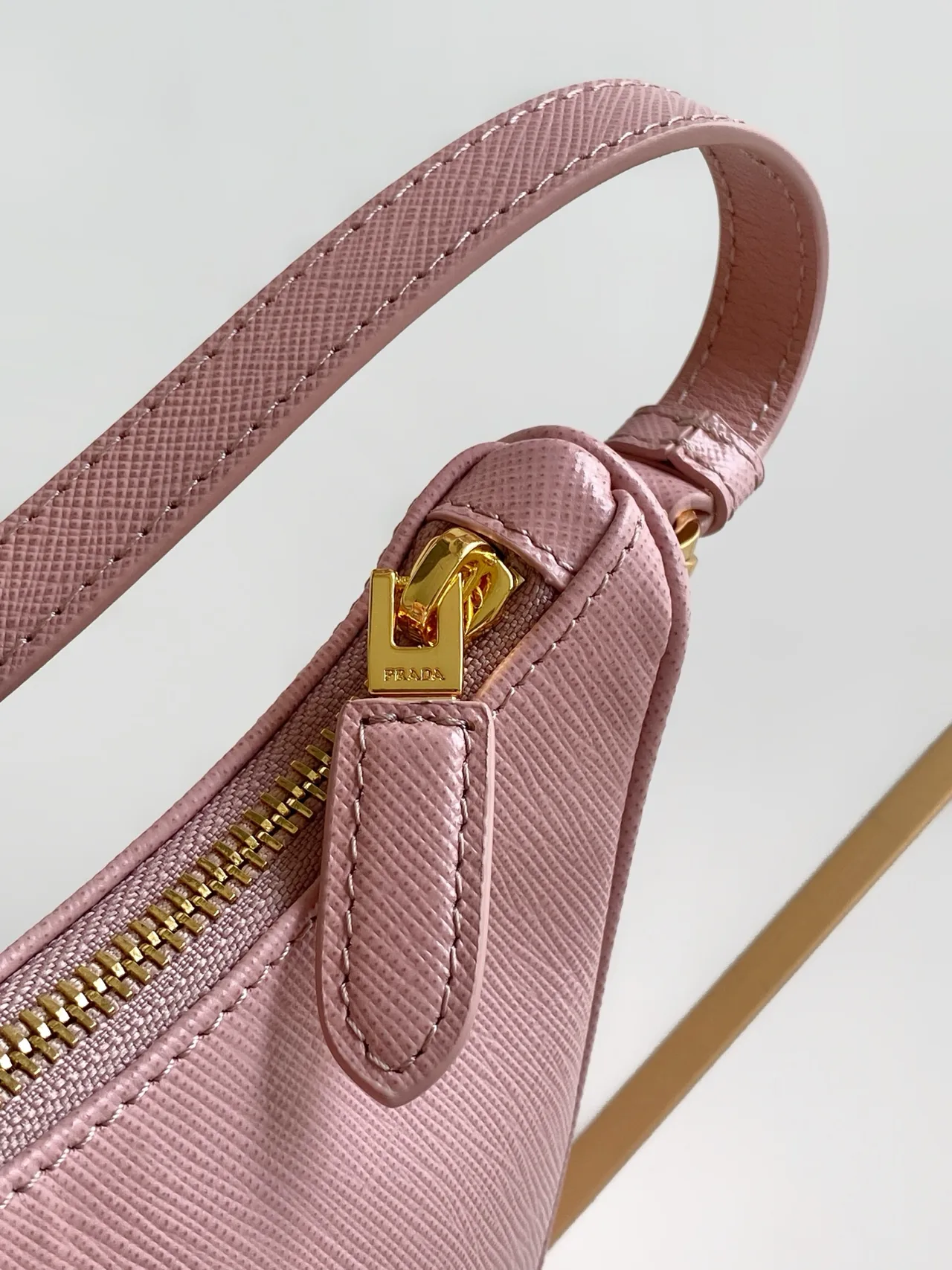Prada Smooth Hobo Bag in Pink · view 7
