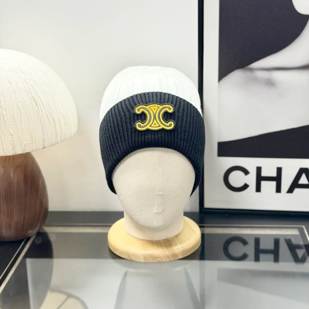 Celine Beanie in White · view 3