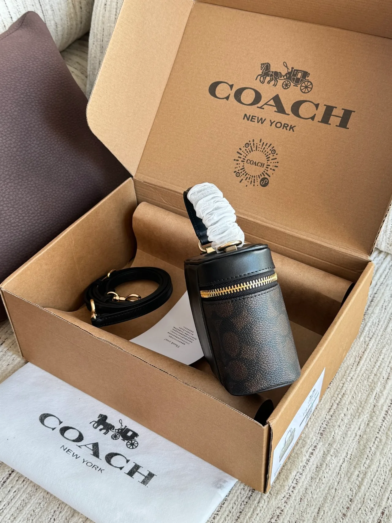 Coach Clutch in Black · view 2